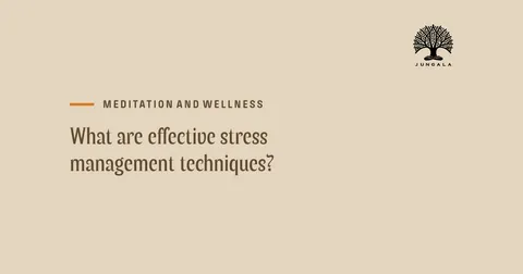 Sand-colored title card with a tree logo and the label Meditation and wellness
